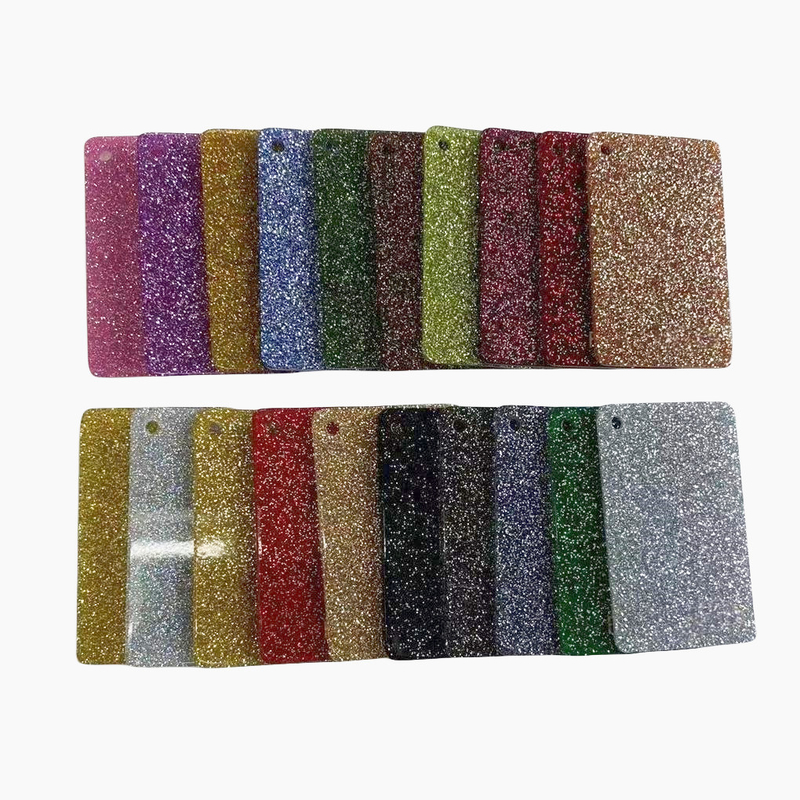 4 * 8ft 3mm cao sáng Acrylic màu sắc Glitter Bảng cắt laser cho đồ trang trí thủ công