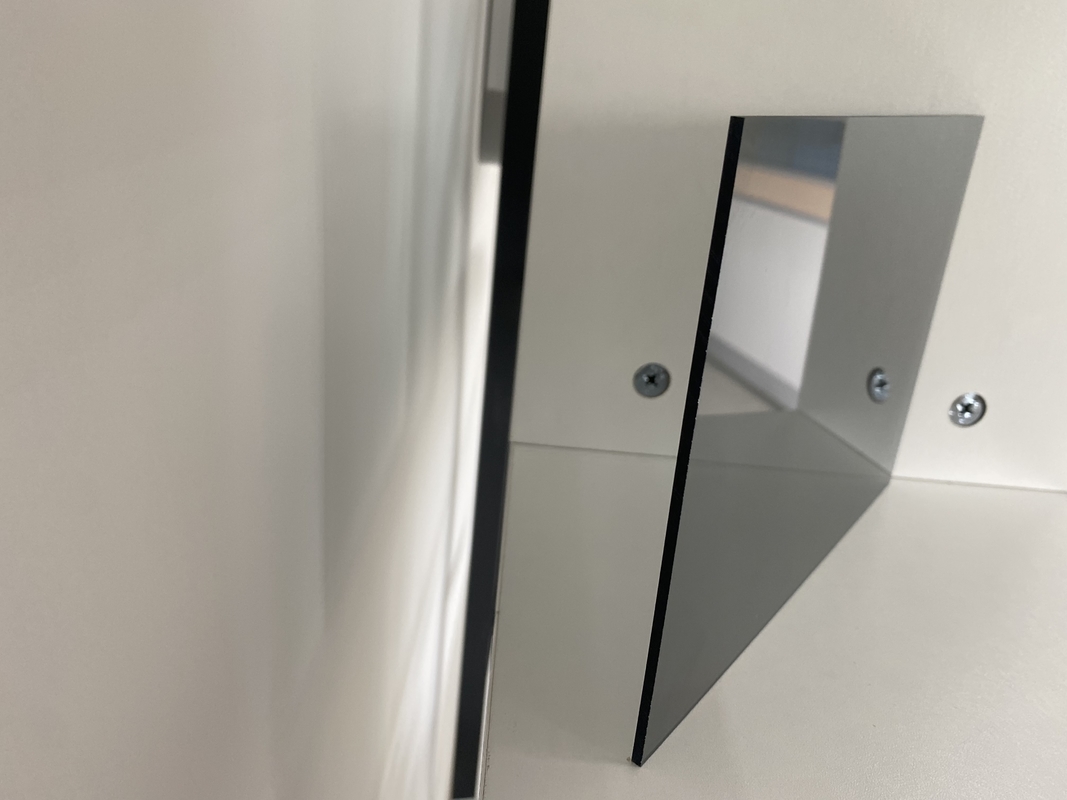 Bảng Acrylic màu xám đậm cho xe RV giải trí Camper xe tải đẩy ra cửa sổ