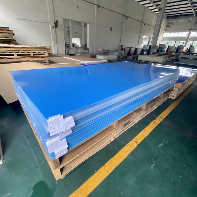 Nhà máy thương hiệu DUKE bán buôn màu xanh đúc tấm Acrylic PMMA Perspex Plexiglass cho quảng cáo