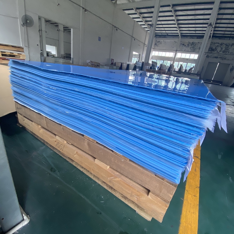 Nhà máy thương hiệu DUKE bán buôn màu xanh đúc tấm Acrylic PMMA Perspex Plexiglass cho quảng cáo