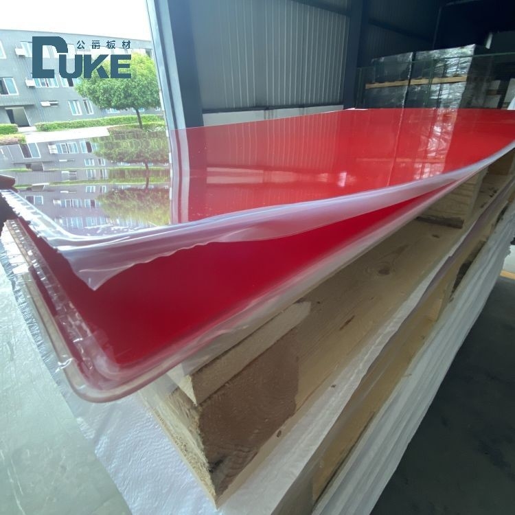 Ngoài trời 4ft X 6ft màu Poly Lucite Acrylic hàng rào sân biển bảng hiệu cho đám cưới
