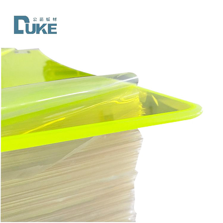 Fluorescent Neon Translucent Green Color Cast Acrylic Plexiglass Sheet Cho biển báo