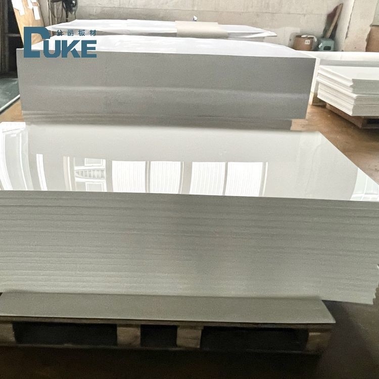 Không có mùi Opal Cream trắng bóng kết thúc vệ sinh Acrylic Sheet cho trang trí nhà