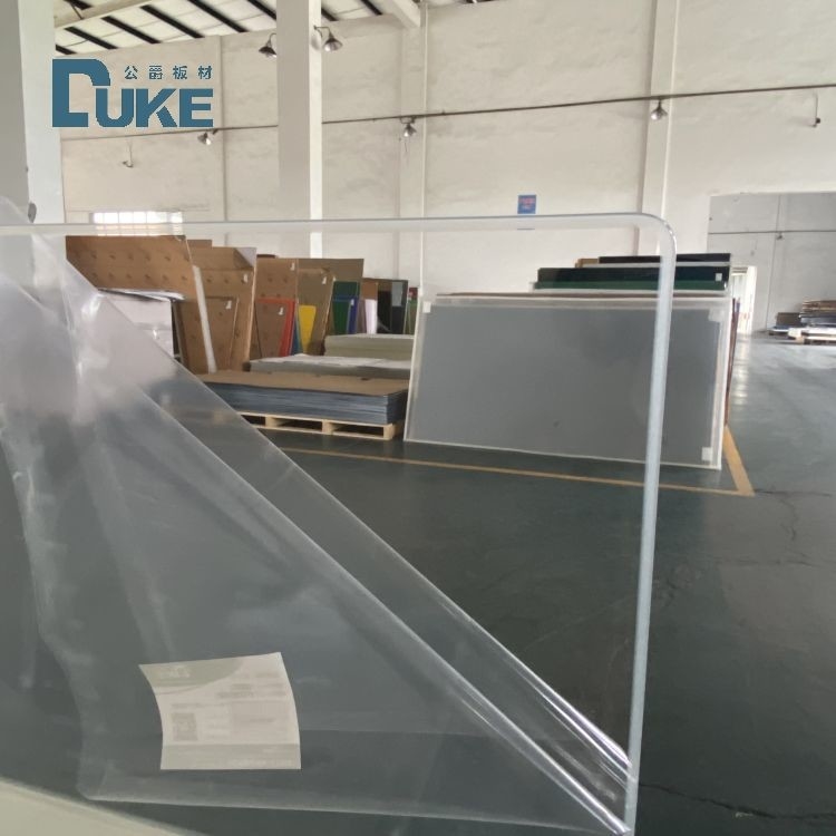 Bảng Acrylic đúc chất lượng quang học Duke 100% Virgin Mitsubishi MMA Độ tinh tế cao 92% Độ chính xác gương 10mm 2mm UV Board Cutting