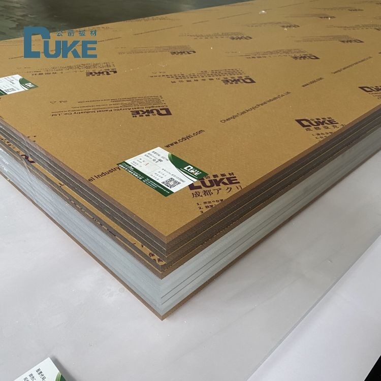 Phòng chống vàng tùy chỉnh Clear Acrylic Bảng dày PMMA Panel cho cửa sổ ngoài trời CNC cắt 10mm