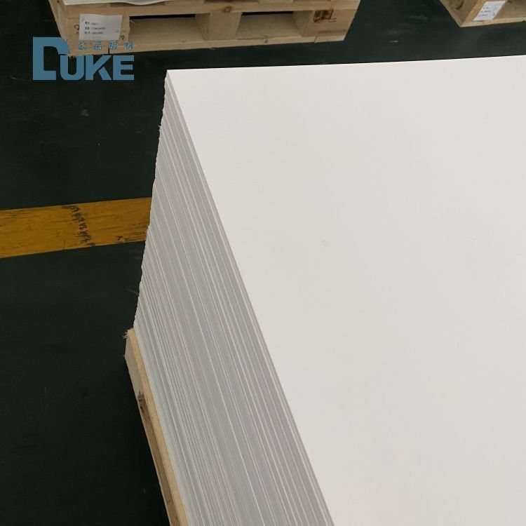 DUKE Phòng vệ sinh lớp chống nấm mốc 3mm Phòng tắm PMMA màu trắng Thiết kế tùy chỉnh tấm Acrylic đúc PE 5mm 8mm Dịch vụ cắt tùy chỉnh