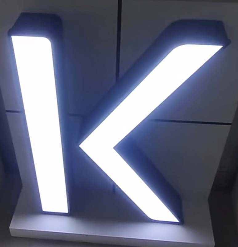 Blue And White Plexiglass Panel Blue Sign Color Change Acrylic Cho sử dụng ban đêm