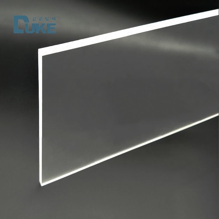 Độ truyền ánh sáng đồng nhất Nano LGP Edge Lit Bề mặt mịn mịn Clear Acrylic Light Guide Plate