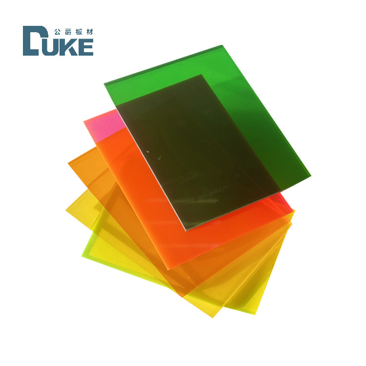 Kích thước tùy chỉnh Bảng Acrylic PMMA màu rắn xuyên suốt