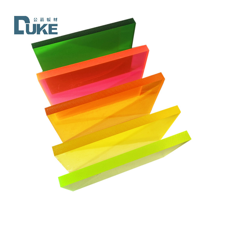 Kích thước tùy chỉnh Bảng Acrylic PMMA màu rắn xuyên suốt