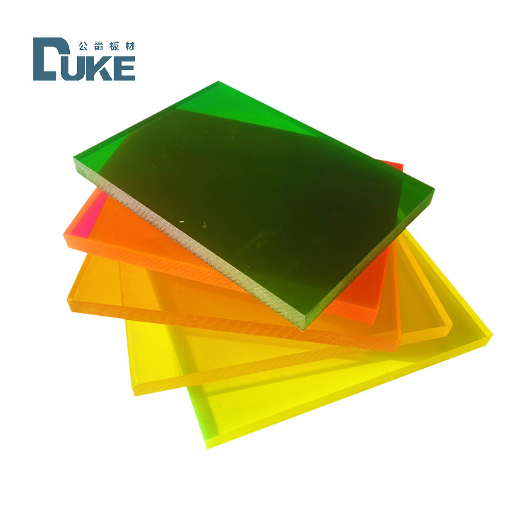15mm dày màu Plexi màu sắc Acrylic Bảng nhựa cho biển báo
