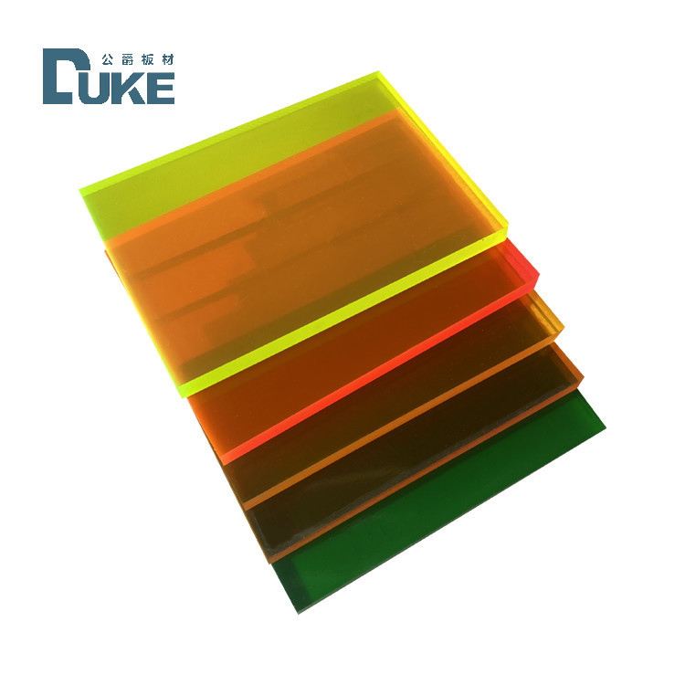 15mm dày màu Plexi màu sắc Acrylic Bảng nhựa cho biển báo