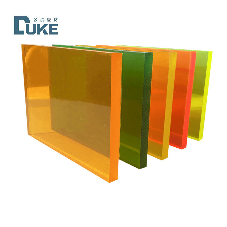 Custom 50mm đúc PMMA chống nhiệt tấm huỳnh quang 12mm/10mm/20mm Acrylic tấm nhựa quảng cáo biển báo bảng trang trí