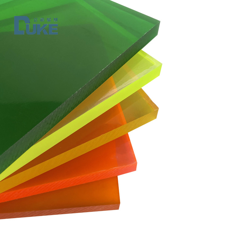 Kích thước tùy chỉnh Bảng Acrylic PMMA màu rắn xuyên suốt