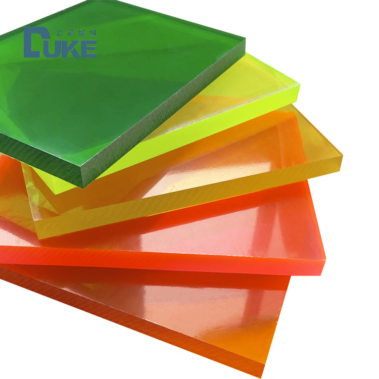 Tấm PMMA huỳnh quang PMMA Acrylic Bảng trang trí biển quảng cáo