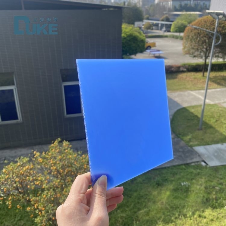 Blue And White Plexiglass Panel Blue Sign Color Change Acrylic Cho sử dụng ban đêm