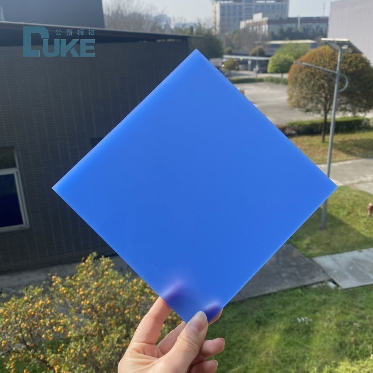 Blue And White Plexiglass Panel Blue Sign Color Change Acrylic Cho sử dụng ban đêm