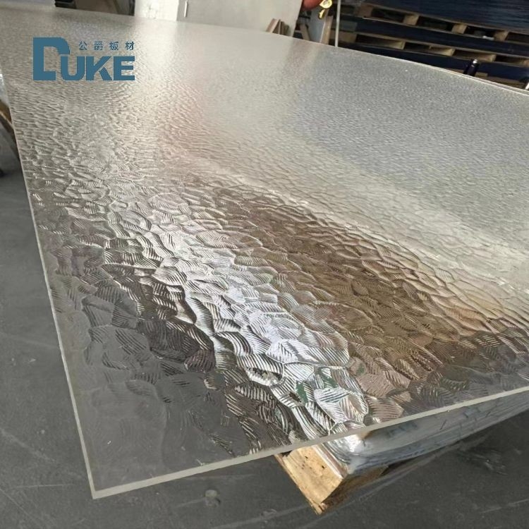 Mẫu trang trí Reeded Grey Acrylic Perspex Sheet 1220 * 2440mm cho trang trí nội thất