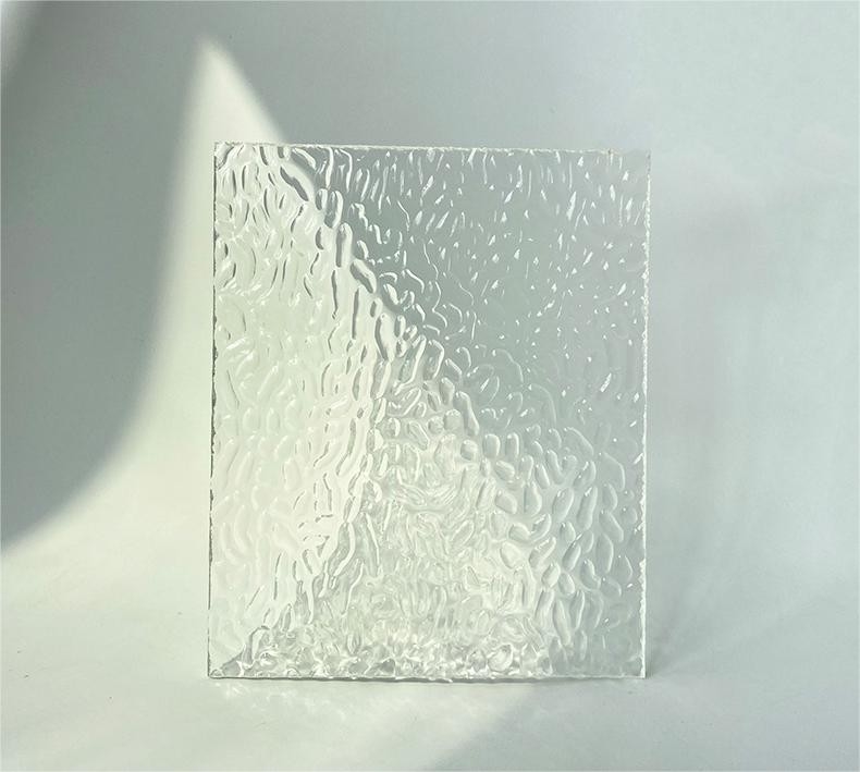 Kháng hóa chất đá kết cấu rõ ràng hình V dải Acrylic trong 6mm 10mm Độ dày và thiết kế bền