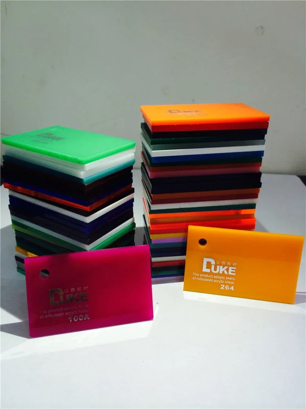 Duke 100% Virgin Mitsubishi Cast Acrylic Sheet Custom màu sắc bồn tắm Bảng nhựa Giá cạnh tranh 12mm 5mm cắt MMA