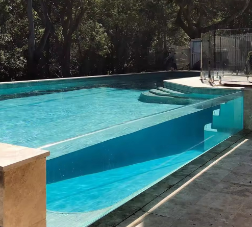 Custom Size High Quality Outdoor Infinity Pool Acrylic Wall Plastic Sheets for Home Commercial Use Cutting Processing Service