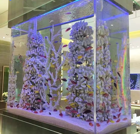 High Transmission Aquarium Decorative Solid Thick Acrylic Sheet/Acrylic Wall Plastic Fish Tank Aquarium
