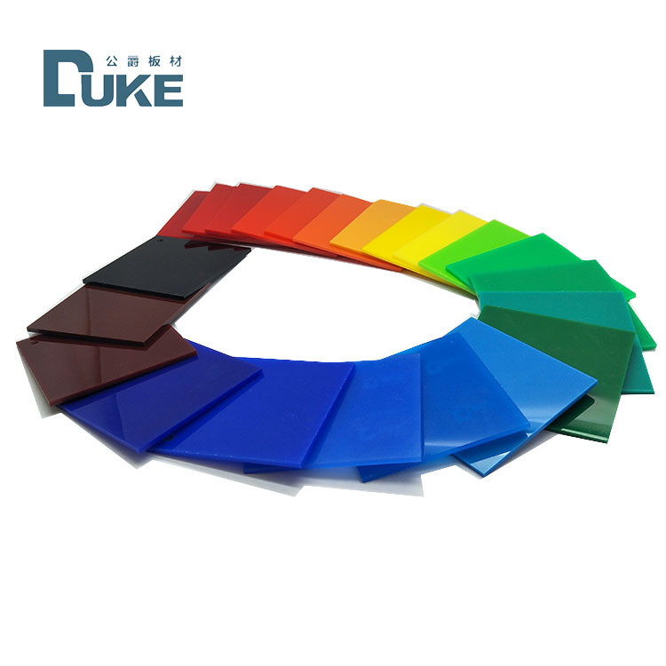 Duke ánh sáng truyền 93% Perspex màu lá Acrylic cho ánh sáng biển báo