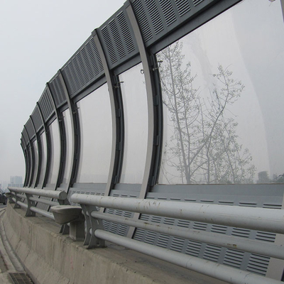 Đường sắt rõ ràng Acrylic chống ồn đường cao tốc âm thanh rào cản tường hàng rào