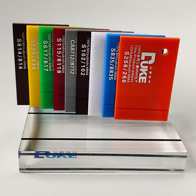 Đơn vị hóa màu sắc Cast AD Sign Acrylic Plexiglass Sheet 2mm 3mm 5mm
