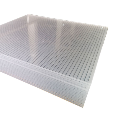 100% Mitsubishi MMA Acrylic Bảng Curved Sound Barrier hàng rào 12mm