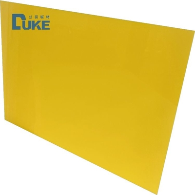Laser cắt khắc dày bóng mờ màu vàng Cast Lucite Acrylic Bảng tùy chỉnh