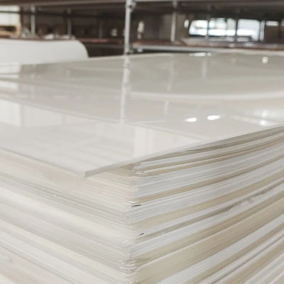 Bảng Acrylic Cast màu trắng chất lượng cao PMMA Bảng cắt tùy chỉnh cho sản xuất đồ vệ sinh bồn tắm
